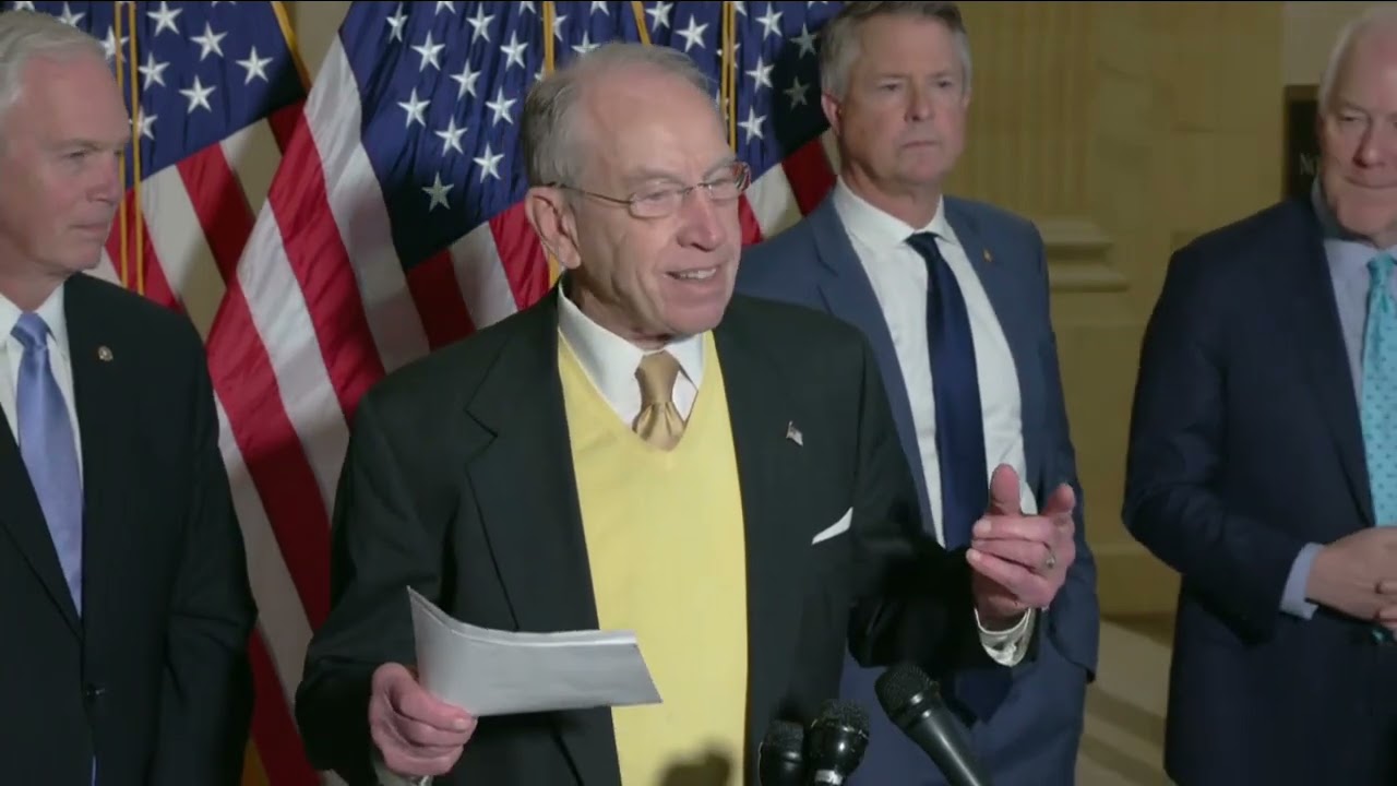Grassley at Crime Focused Press Conference