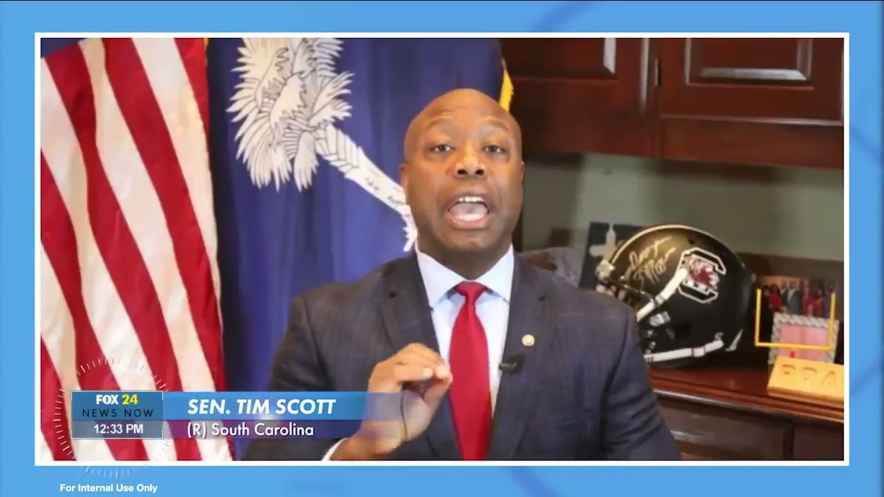 A Look Ahead to 2022 With Senator Tim Scott - Fox 24 Interview Part 1