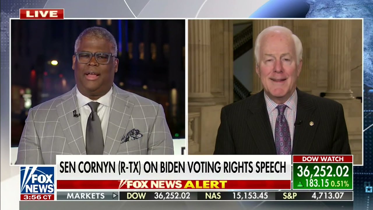 Cornyn: Biden’s Own Party Doesn’t Support His Election Power Grab