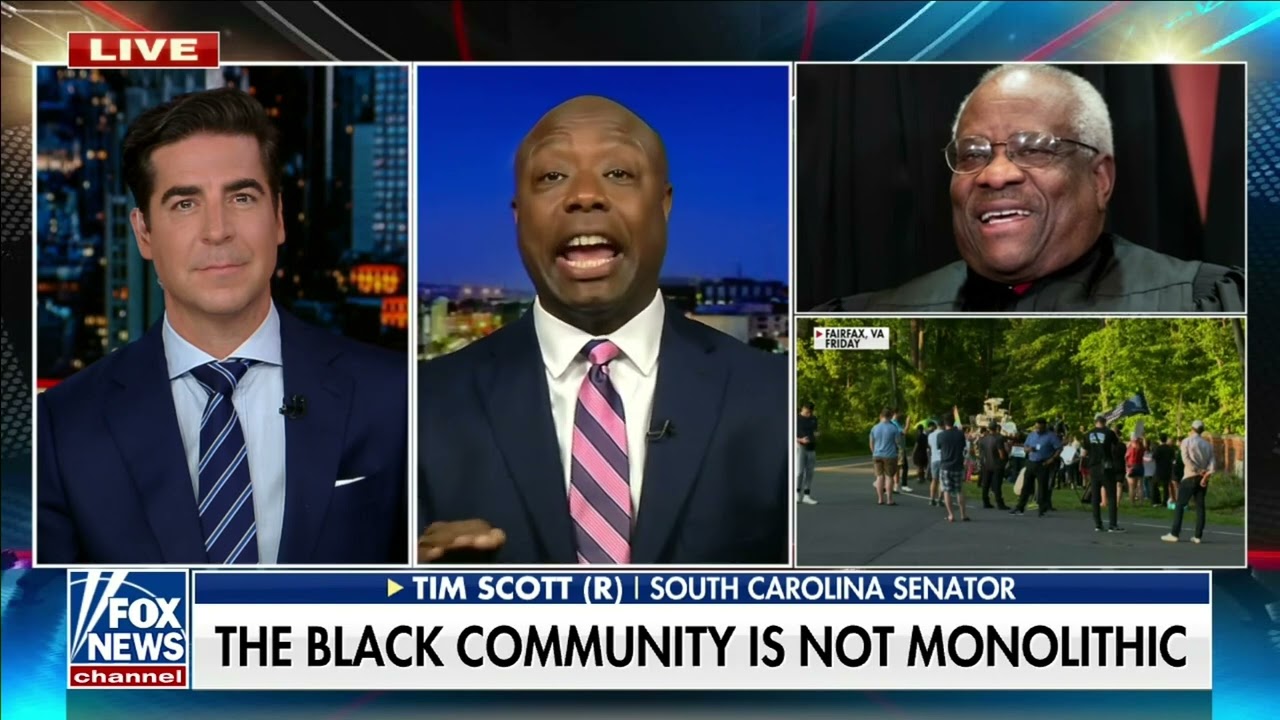 Senator Tim Scott Condemns Left's Attacks on Conservative Minorities on Jesse Watters Primetime