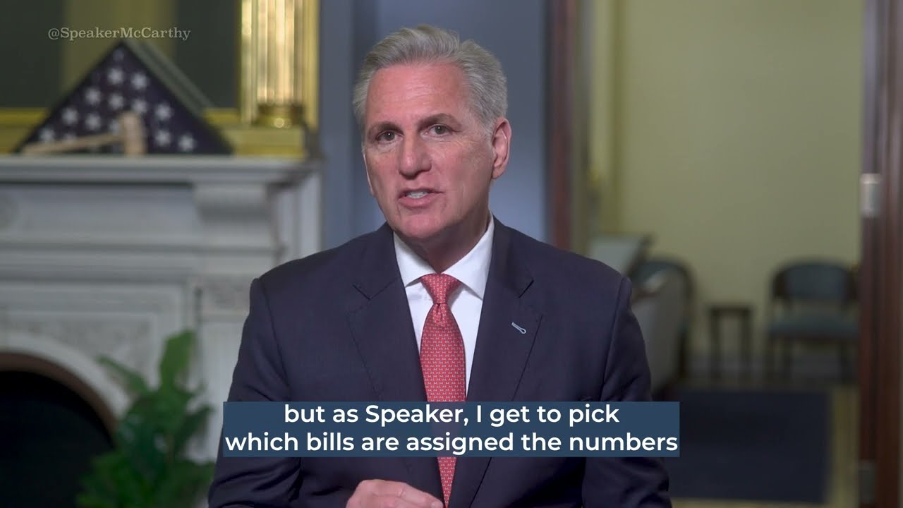 Speaker McCarthy Announces H.R. 1 - The Lower Energy Costs Act