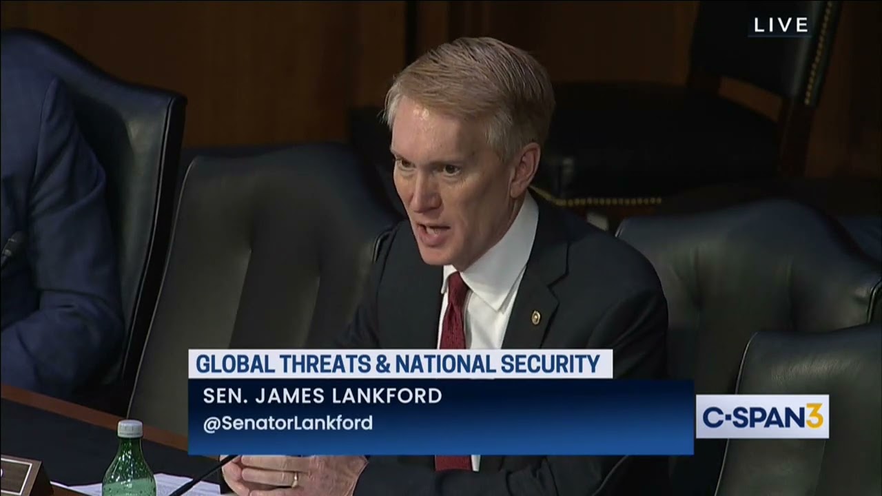 Lankford During Open Senate Intel Hearing: "This is Much Bigger Than a TikTok Issue"