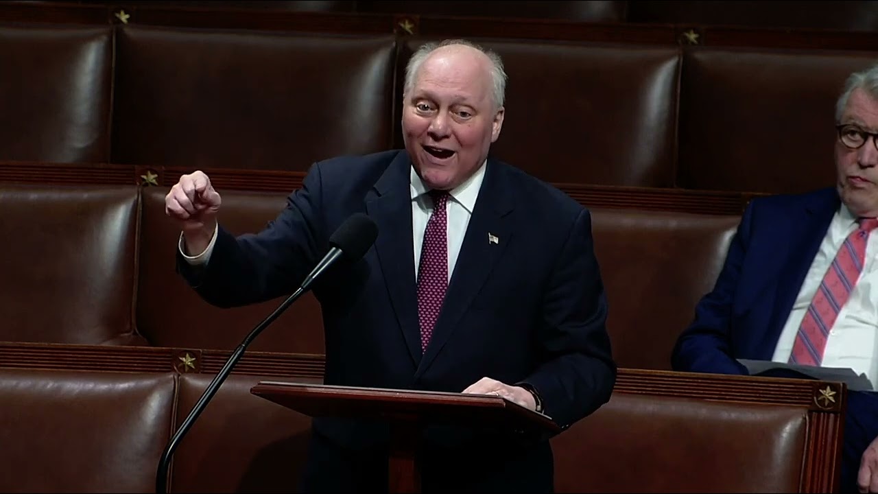 Majority Leader Steve Scalise speaks on the House floor | February 15, 2024