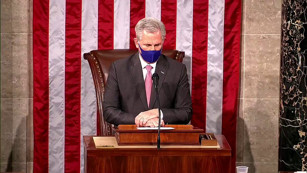 Leader McCarthy's Remarks Opening the 117th Congress